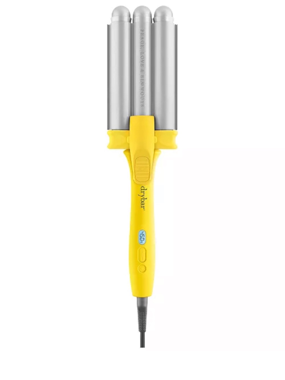Drybar Triple Barrel Waver - Yellow and Silver